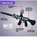 Ametralladora balas hidrogel