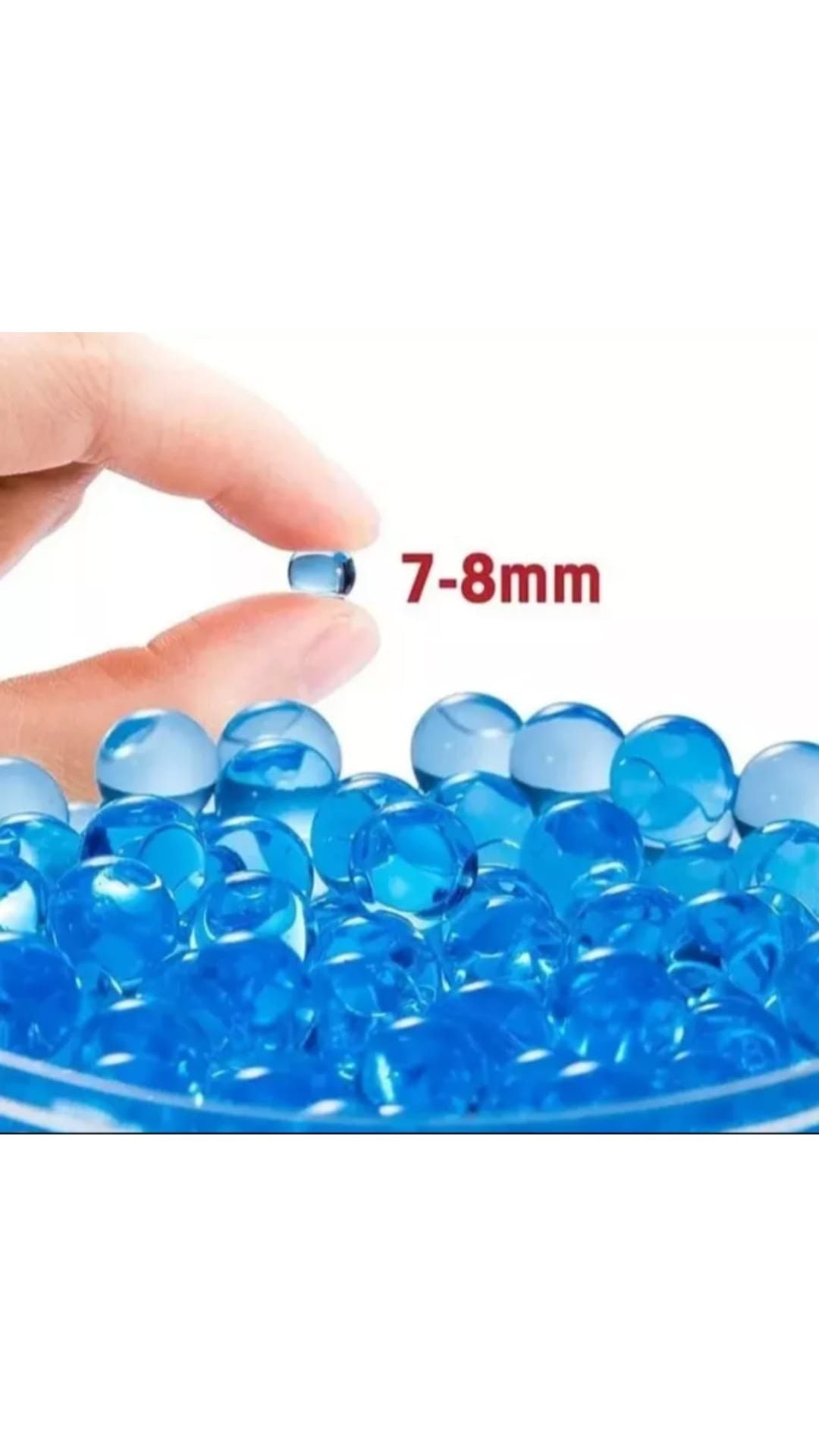 Ametralladora balas hidrogel